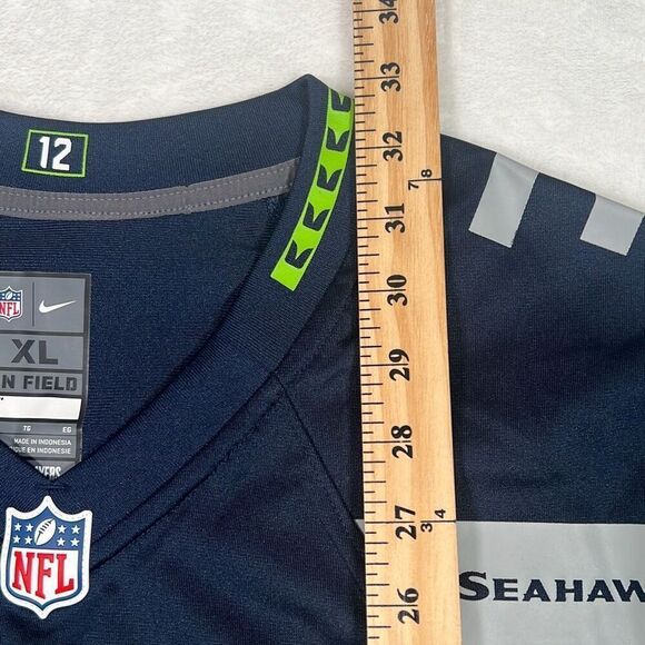 Russell Wilson Nike NFL Seattle Seahawks on the field jersey NWT Men‎ XL - Picture 3 of 7
